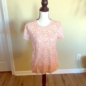 Lucky Brand flower print tee, size Small.